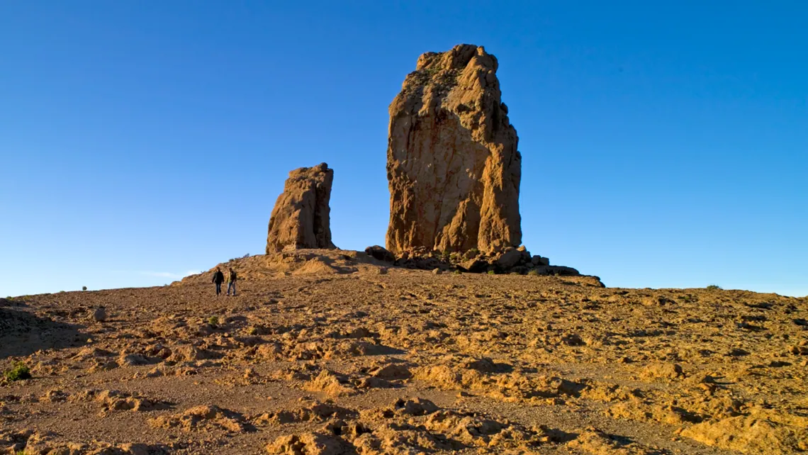 Klettern am Roque Nublo